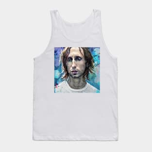 Luka Modrić in blue mood Tank Top